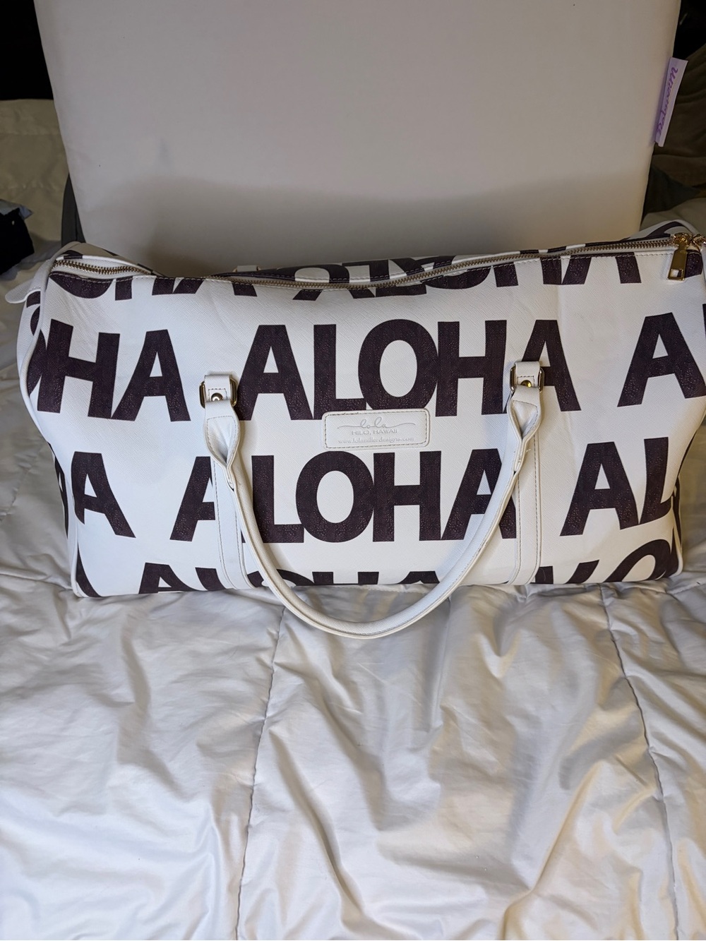 Simply Sisters Lola Miller, Hilo Hawaii Aloha Travel Weekender duffle Bag